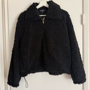 J. Crew Sherpa half-zip fleece pullover